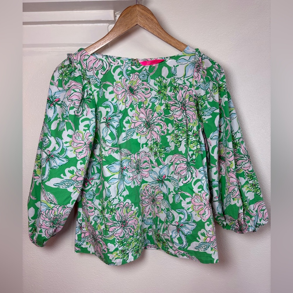 Lilly Pulitzer Spearmint Blossom Views Top